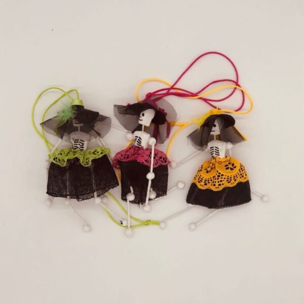 3 Unique Day of the Dead Christmas Ornaments: Frida Kahlo, Catrina, and Mexican Art-Inspired Tree Decorations