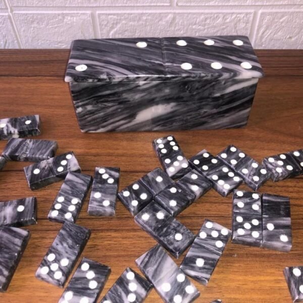 Marble game, Domino set, Dominoes game, Vintage dominioes, Gray domino