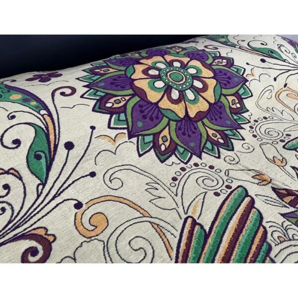 Bed Cover Throw Quilt Hummingbird Floral Mexican Style Handmade. Soft, Colorful And Warm Blanket For Winter