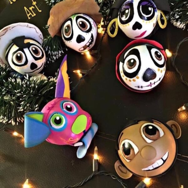 COCO Christmas Ornaments - Mexican Ornaments | Mexican Christmas | Christmas Tree | Tree Ornaments | Handmade Ornaments