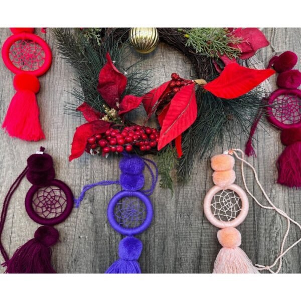 Christmas ornaments, Mexican christmas, Mexican ornaments, Car dream catcher, Small dream catcher