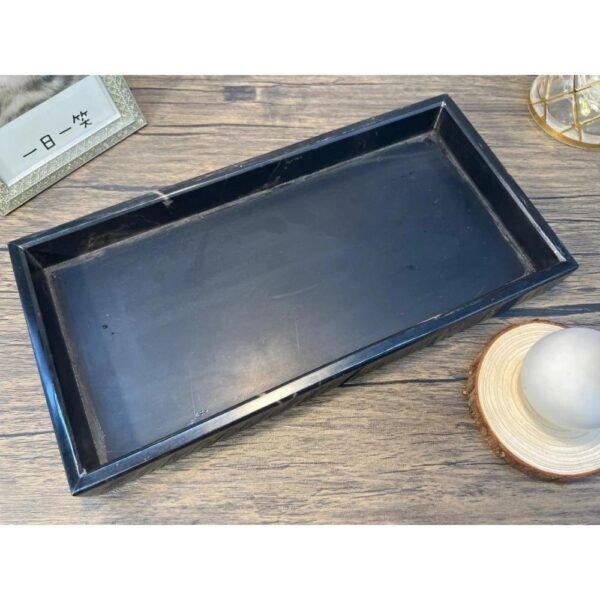 Marble dinning table, Marble tray, Wine serving tray, Vanity tray bathroom, Large serving tray, Marble jewelry tray, Black marble tray