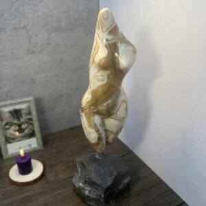 Nude sculpture, Torso sculpture, Female torso, Female nude figurine, Female statue, Marble stone carved woman torso statue