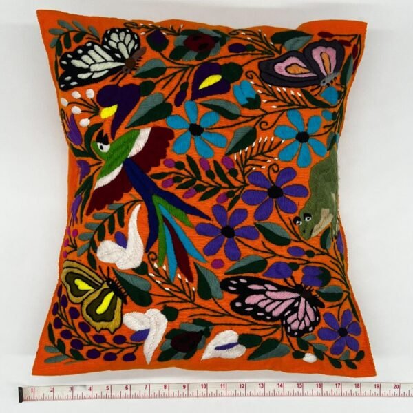 Otomi pillow, Kantha pillow, Spring throw pillow, Cushion cover, Pillow cases, Window seat cushion, Includes 2 pieces