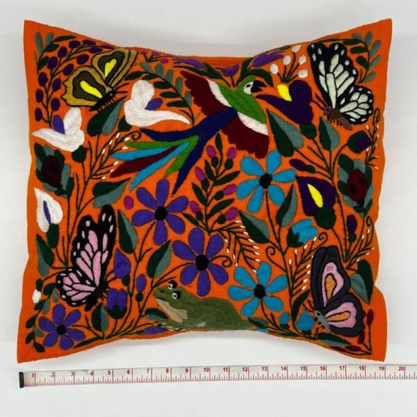 Otomi pillow, Kantha pillow, Spring throw pillow, Cushion cover, Pillow cases, Window seat cushion, Includes 2 pieces