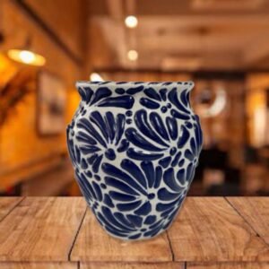 Cantarito Cappuccino Cup, Mexican Coffee Mug, Puebla Talavera Pottery, Ceramic Thermos
