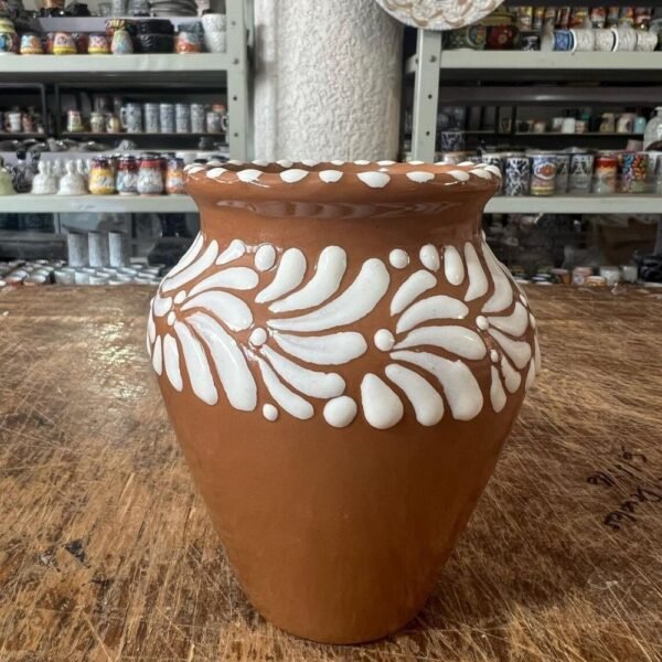 Cantarito Cappuccino Cup, Mexican Coffee Mug, Puebla Talavera Pottery, Ceramic Thermos, Handmade Lead-Free, Custom Available