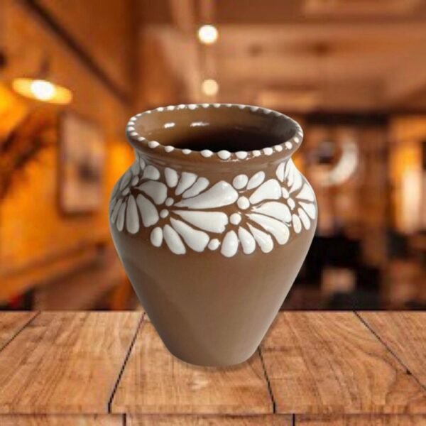 Cantarito Cappuccino Cup, Mexican Coffee Mug, Puebla Talavera Pottery, Ceramic Thermos, Handmade Lead-Free, Custom Available