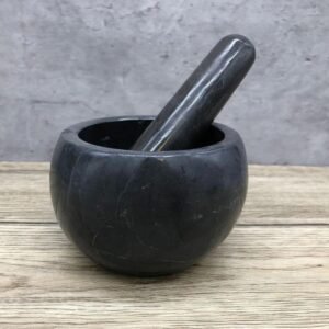 Herb grinder, Mortar and pestle, Molcajete, Sause bowl, Spice grinder, Spice grinder, Pill grinder, Set of 2 pieces