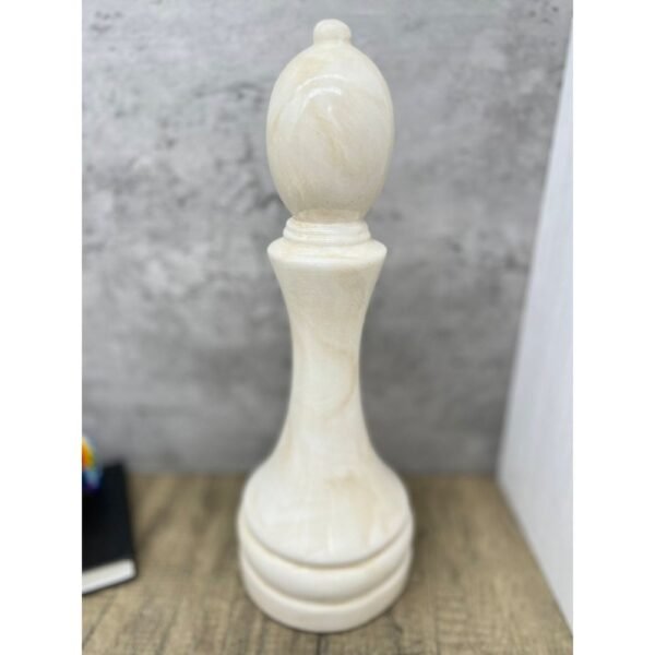 LARGE Ceramic Bishop Chess Piece For Home Decor Interior Design, Chess set Bishop Statue