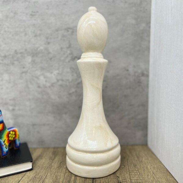 LARGE Ceramic Bishop Chess Piece For Home Decor Interior Design, Chess set Bishop Statue