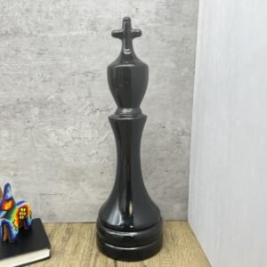 LARGE Ceramic King Chess Piece For Home Decor Interior Design, Chess set King Statue
