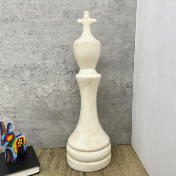 LARGE Ceramic King Chess Piece For Home Decor Interior Design, Chess set King Statue