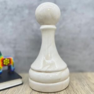 LARGE Ceramic Pawn Chess Piece For Home Decor Interior Design, Chess set Tower Statue