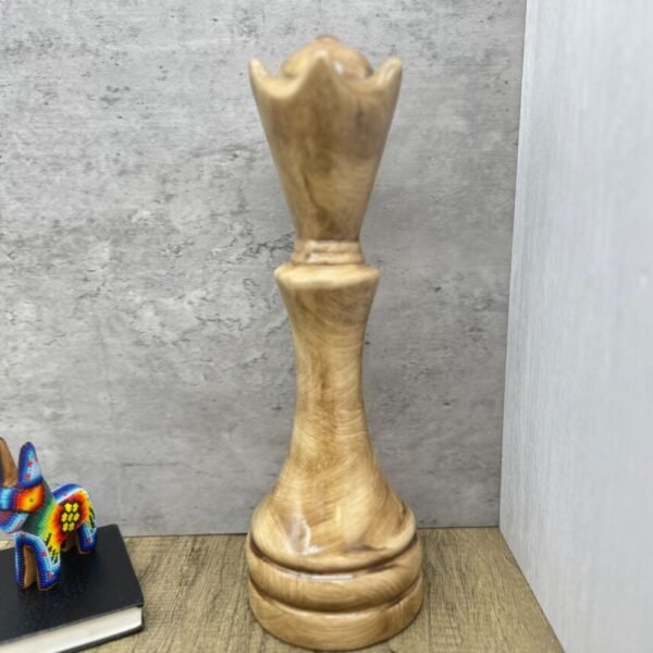 LARGE Ceramic Queen Chess Piece For Home Decor Interior Design, Chess set Queen Statue