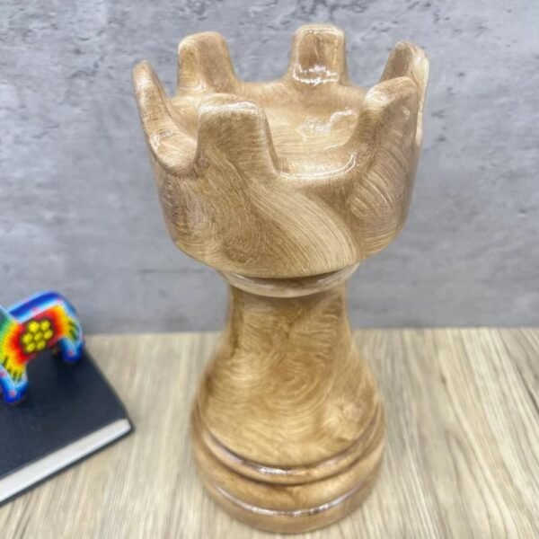 LARGE Ceramic Rook Chess Piece For Home Decor Interior Design, Chess set Tower Statue
