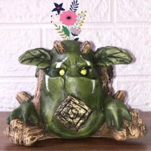 Log Planter Sculpture for Flowers, Cactus and Succulent Plants, Indoor or Outdoor Home Decor, Modern Flower Pot, Animal Planter