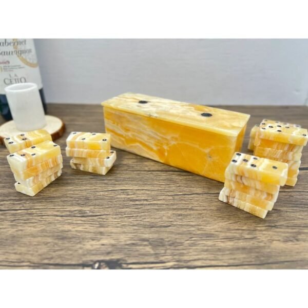 Marble game, Domino set, Dominoes game, Vintage dominioes, Yellow or Honey domino