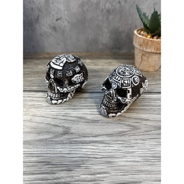 💀 2 Sugar Skulls, Mexican Decoration, Skeleton Head, Skull Sculpture, Human Skeleton, Skull Statue 💀 - Image 4