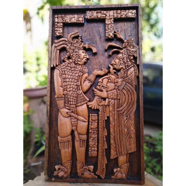 Aztec Art, Mayan art, Mexican painting, Prehispanic, Wood carving, Handcrafted ASK FOR CUSTOMIZE