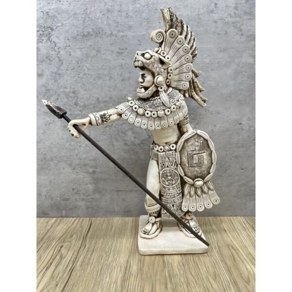 Aztec Warrior In Battle Mexican decoration, Aztec art, Prehispanic, Aztec decor, Mexican statue