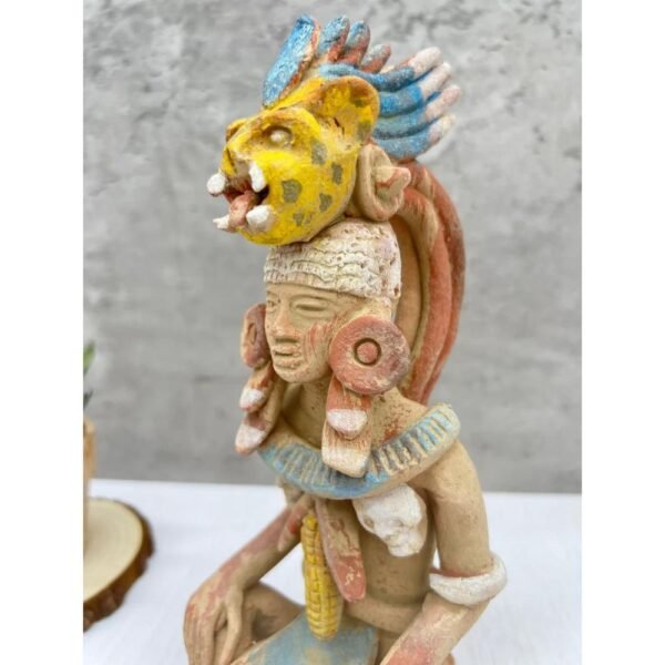 Guardián Of The Mountain’s Handcraft Mexican Culture Home Decor Prehispanic Piece Vintage Rustic Clay Mateial Folk Art