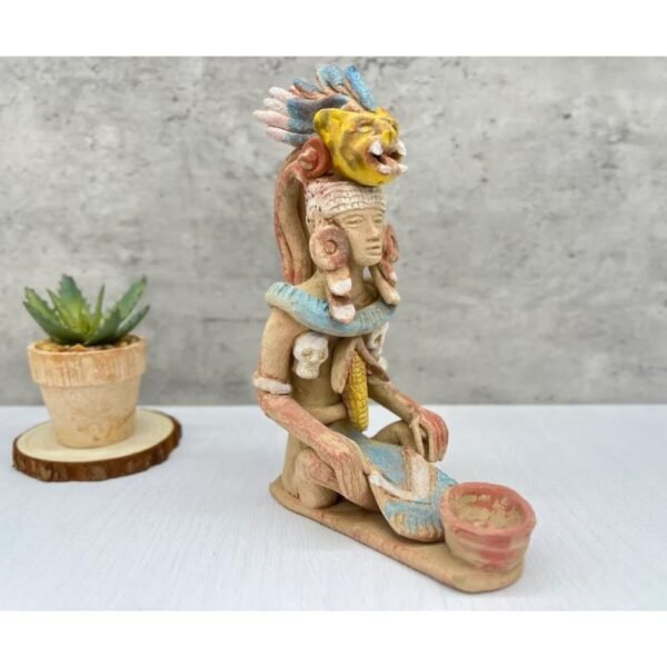 Guardián Of The Mountain’s Handcraft Mexican Culture Home Decor Prehispanic Piece Vintage Rustic Clay Mateial Folk Art