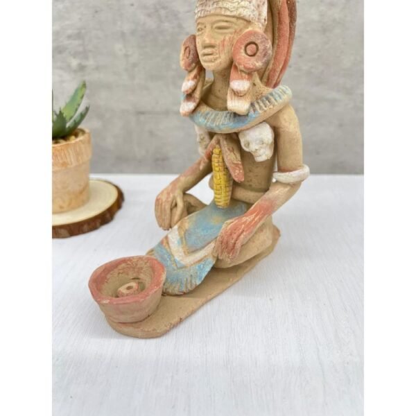 Guardián Of The Mountain’s Handcraft Mexican Culture Home Decor Prehispanic Piece Vintage Rustic Clay Mateial Folk Art