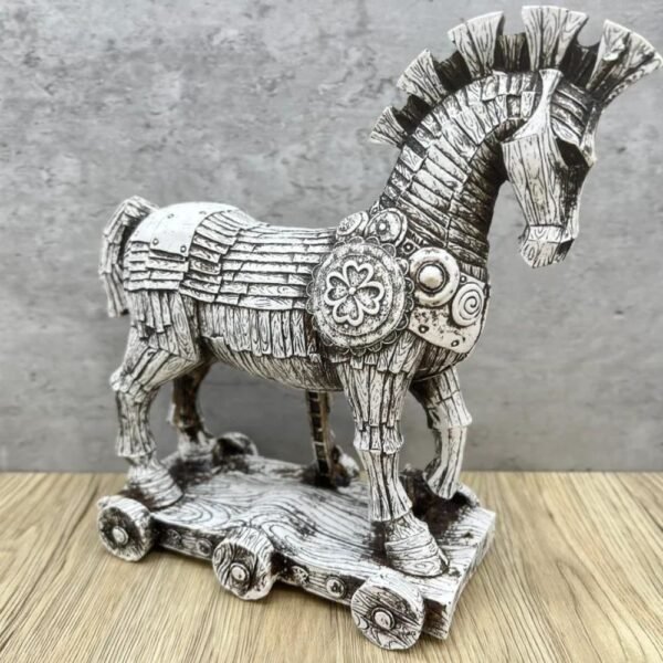 Horse Of Troy Mexican Decoration The Trojan Horse , Prehispanic, Trojan War , City OF Troy Statue Home Decor