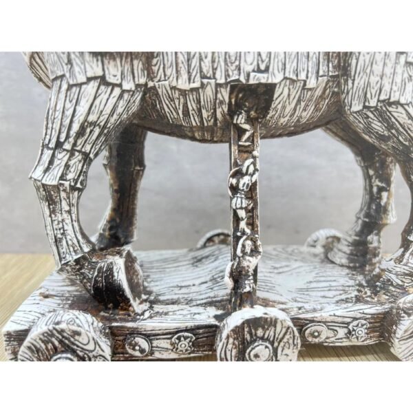 Horse Of Troy Mexican Decoration The Trojan Horse , Prehispanic, Trojan War , City OF Troy Statue Home Decor