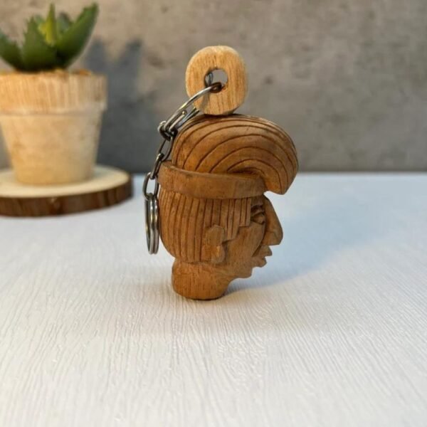 Mayan wooden keychain, Mexican folk art, Mexican mask, Mayan art, Mayan mask, Prehispanic, Mayan statue