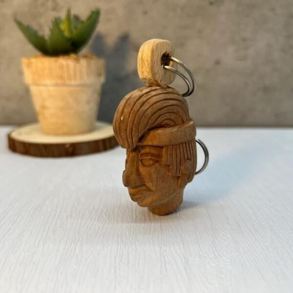 Mayan wooden keychain, Mexican folk art, Mexican mask, Mayan art, Mayan mask, Prehispanic, Mayan statue