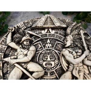 Mexican decoration, Mayan wall decor, Kukulkan, Prehispanic, Aztec calendar stone