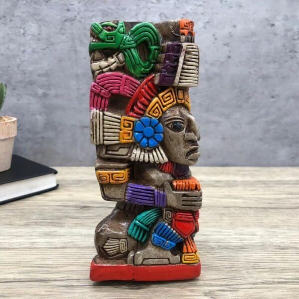 Mexican folk art, Mayan art, Mayan decor, Prehispanic, Mexican sculpture, Mayan warrior