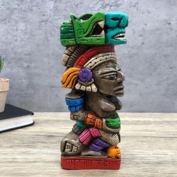 Mexican folk art, Mayan art, Mayan decor, Prehispanic, Mexican sculpture, Mayan warrior