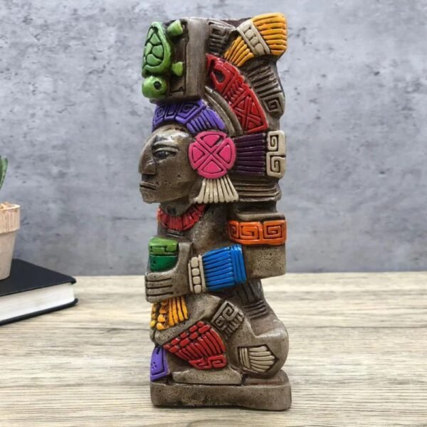 Mexican folk art, Mayan art, Mayan decor, Prehispanic, Mexican sculpture, Mayan warrior