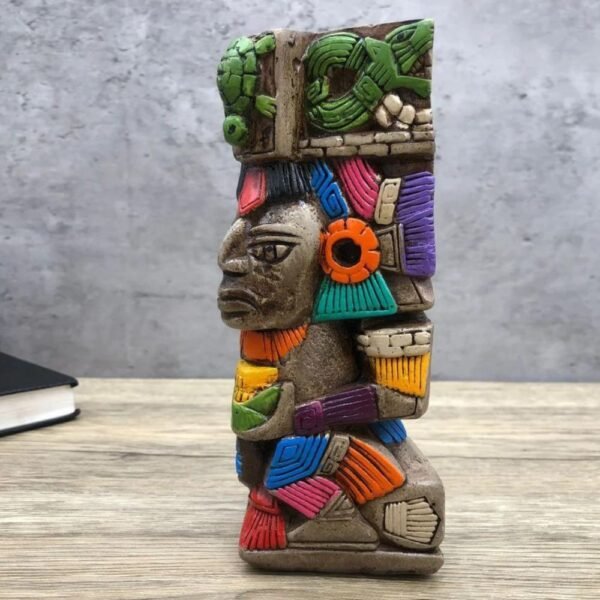 Mexican folk art, Mayan art, Mayan decor, Prehispanic, Mexican sculpture, Mayan warrior