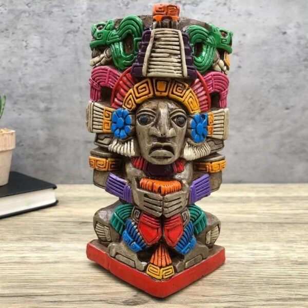 Mexican folk art, Mayan art, Mayan decor, Prehispanic, Mexican sculpture, Mayan warrior