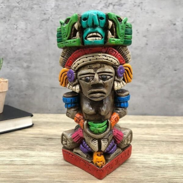 Mexican folk art, Mayan art, Mayan decor, Prehispanic, Mexican sculpture, Mayan warrior