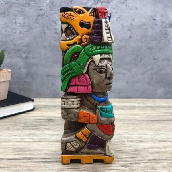 Mexican folk art, Mayan art, Mayan decor, Prehispanic, Mexican sculpture, Mayan warrior