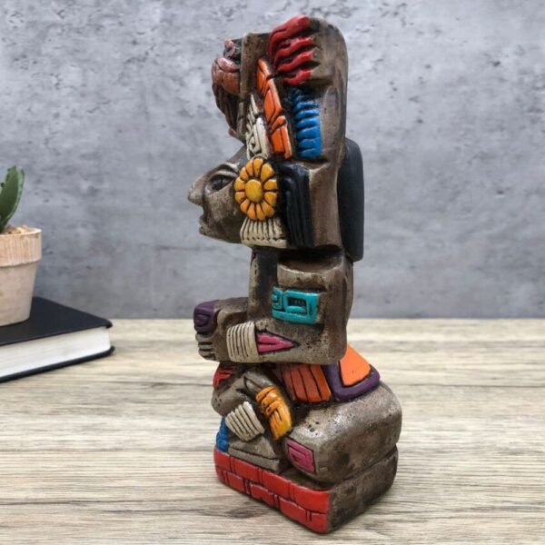 Mexican folk art, Mayan art, Mayan decor, Prehispanic, Mexican sculpture, Mayan warrior