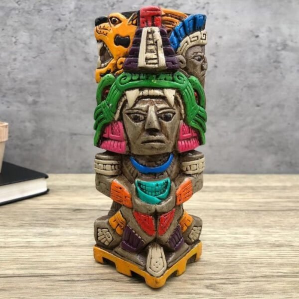 Mexican folk art, Mayan art, Mayan decor, Prehispanic, Mexican sculpture, Mayan warrior