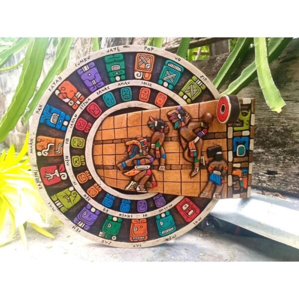 Prehispanic Mayan wall decor, Mexican painting, Quetzalcoatl, Prehispanic, Wood carving, Handcrafted ASK FOR CUSTOMIZE