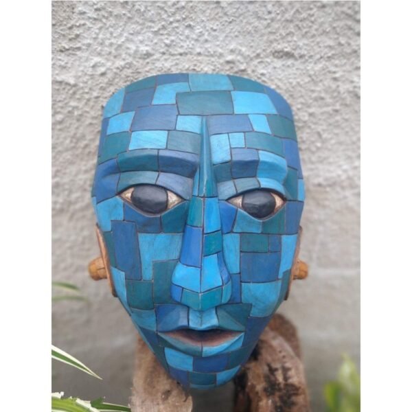 Prehispanic Wooden mask, Mayan culture, Mexican wall art, Hand carved ASK FOR CUSTOMIZE