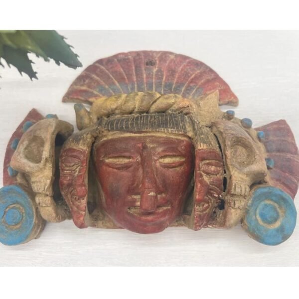 Mask Unfolding The Stages Of Life Handcraft Mexican Culture Home Decor Prehispanic Vintage Rustic Clay Material Antique Ancrestral Figurines