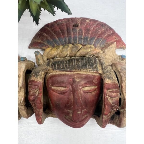 Mask Unfolding The Stages Of Life Handcraft Mexican Culture Home Decor Prehispanic Vintage Rustic Clay Material Antique Ancrestral Figurines