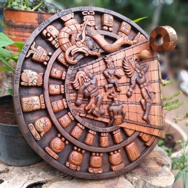 Mayan wall decor, Mexican painting, Quetzalcoatl, Prehispanic, Wood carving, Handcrafted ASK FOR CUSTOMIZE