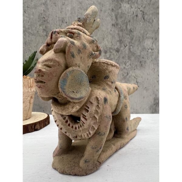 Nahuales de Tezcatl Incense Burner Handcraft Mexican Culture Home Decor Prehispanic Vintage Rustic Clay Antique Ancrestral Figurines