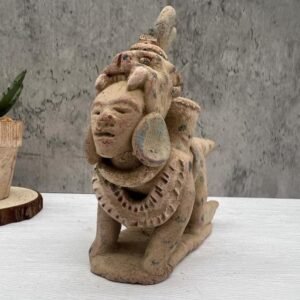 Nahuales de Tezcatl Incense Burner Handcraft Mexican Culture Home Decor Prehispanic Vintage Rustic Clay Antique Ancrestral Figurines