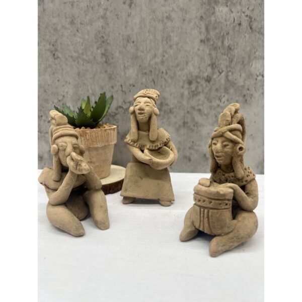 Peasants Of Culture Tlalico Handcraft Mexican Culture Home Decor Prehispanic Vintage Rustic Clay Material Antique Ancrestral Figurines